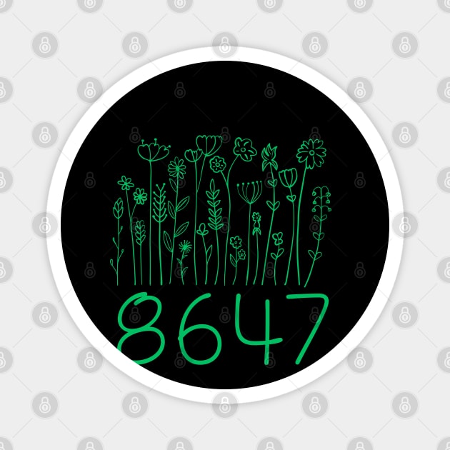 8647 Magnet by Creatifly Graphic Tees